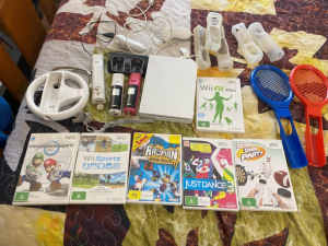 Original Wii Console plus accessories and games