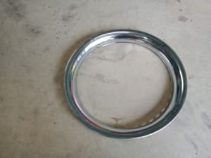 Chrome 14 inch dress ring