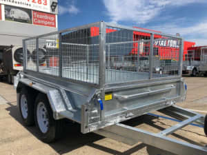 *𝗦𝗔𝗟𝗘 New 10x6 10x5 8x5 Cage Tandem Axle Box Trailers for Sale