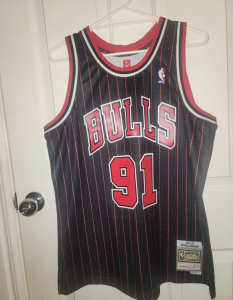 Dennis Rodman NBA Jersey Chicago Bulls Large