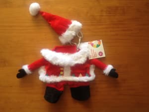 Dog Santa Costumes (Size Medium) - NEW - ($2.50 to $3)
