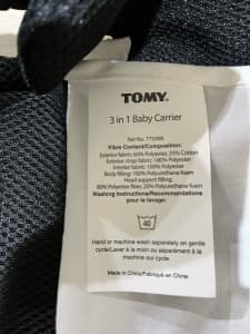 Tomy 3 in 1 baby carrier