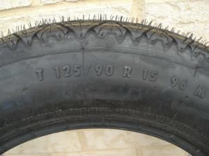 New Tyre 125/9015 Continental 17/ 96