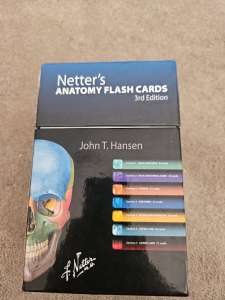 Netters anatomy flash cards