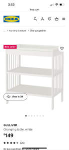 IKEA Gulliver changing table