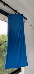 Blue long soft Glassons skirt