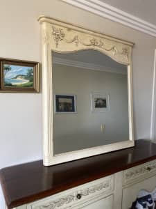 Vintage French Trumeau Style Mirror - Big