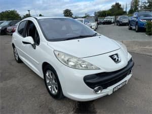2007 Peugeot 207 A7 XT White 4 Speed Sports Automatic Hatchback