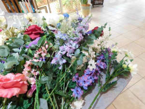Mixed Artificial Silk Flowers for Decorating Purposes - $1 per stem