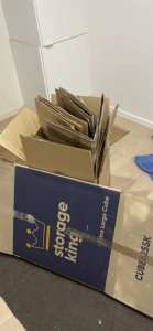 FREE cardboard packing boxes x 9 various sizes TODAY Monday 15 April
