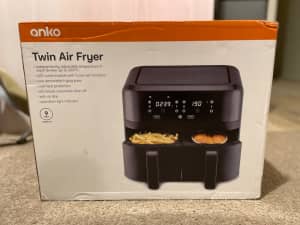 KMart Twin Air Fryer 9L (Unopened New)