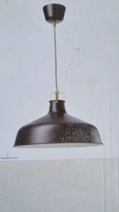 2x Black pendant light - Ikea Ranarp