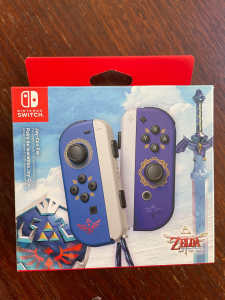 Nintendo Switch Limited Edition Zelda Skyward Sword HD Joy-Cons
