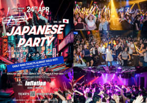 The Biggest Japanese Party 24th Apr (ANZAC Day Eve) 500 Full Capacity