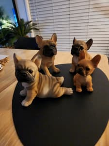 French bulldog statues