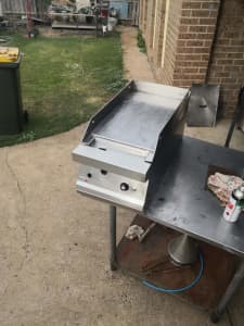 commercial hot plate/grill - counter top