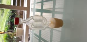 Airlock Vent S-Bubble home brew Fermenter air lock & Bung Stopper Gum