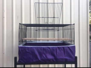 BRAND NEW Large flight cage 76cm x 46cm x 46cm H, trolley extra