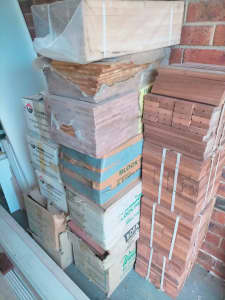 PARQUETRY 16 BOXES AND PACKS VARIOUS TYPES AND TIMBER
