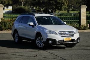 2016 Subaru Outback B6A MY16 2.0D CVT AWD White 7 Speed Constant Variable Wagon