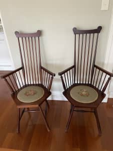 ANTIQUE SPINDLE BACK CHAIRS