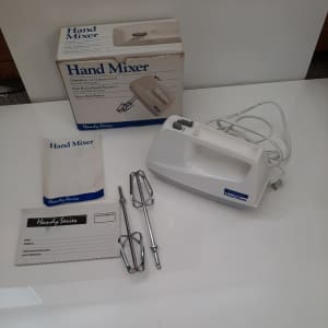 Retro Electric Hand Mixer 1990's made in Hong Kong 5 speed