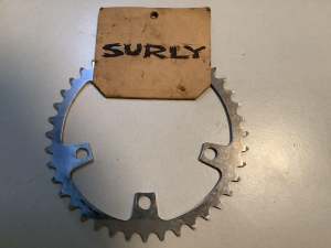NOS Surly Stainless Steel chainring 40t 110mm BCD