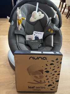 NUNA LEAF GROW BRAND BABY ROCKER SEAT= AS NEW