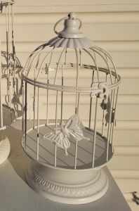 Pending -Decorative French Provincial Style Birdcage with Butterflies 