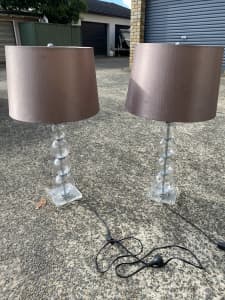 Art Deco Glass Table Lamps