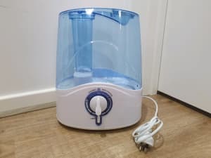 Ultrasonic Cool Mist Air Humidifier 4.5L - White Blue
