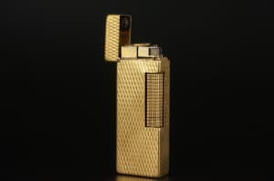 Dunhill Gold Diamond Lighter Model Rollagas Working