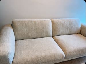 2 / 3 Seater Sofa Couch Beige