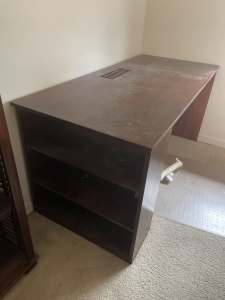 Used Desk and Bookcase Set - $100 for Both or Open to Offers