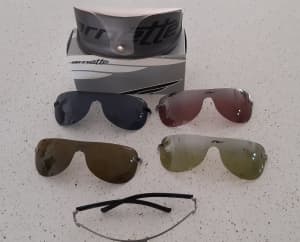 Sunglasses Arnette Made in Italy 1 Frame with Magnetic 4 Lenses