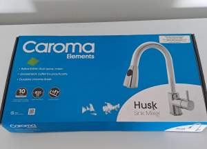 New Caroma Husk Retractable Dual Spray Sink Mixer