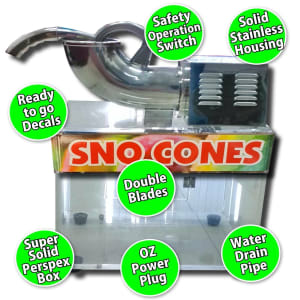 GREAT Sno Cone machines to buy. Why HIRE when OWN for $720