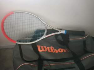 Wilson Clash Pro v1.0 Silver Limited Edition Tennis Racquet 