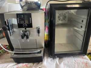 Jura Impressa Xj9 Coffee Machine and Milk Fridge