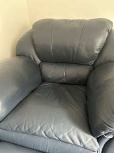 Two Italy leather sofas with really good condition