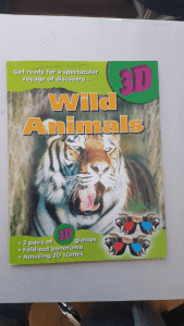 3D Wild Animals book. Brand new childern book 