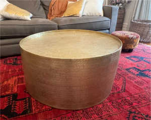 Mesima drum style coffee table RRP $750 new