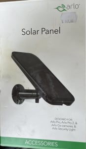 Arlo, Solar Panel and Batteries.