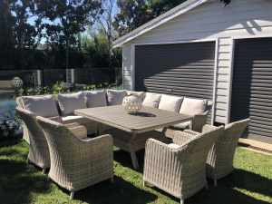 Domayne Mississippi 9-Piece Outdoor Dining Setting