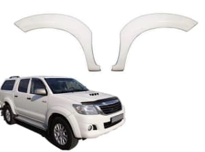 White Flares 2 Piece Suitable for Toyota Hilux******2015 Front Only