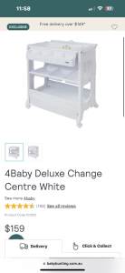 Deluxe bath & stand and change table