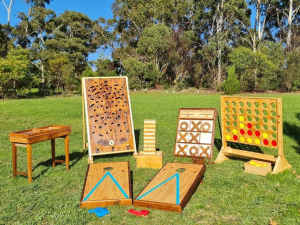 Rustic Game Rentals - Wooden Lawn Games and Party Games
