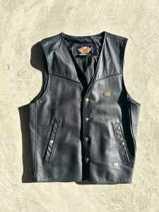 motorcycle jacket / HARLEY DAVIDSON - sleeveless - size L