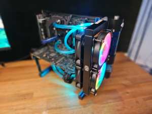 Gaming PC Water Cooling PC i7 Small Form Factor build
