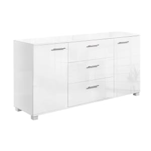 Artiss High Gloss Sideboard Storage Cabinet Cupboard White